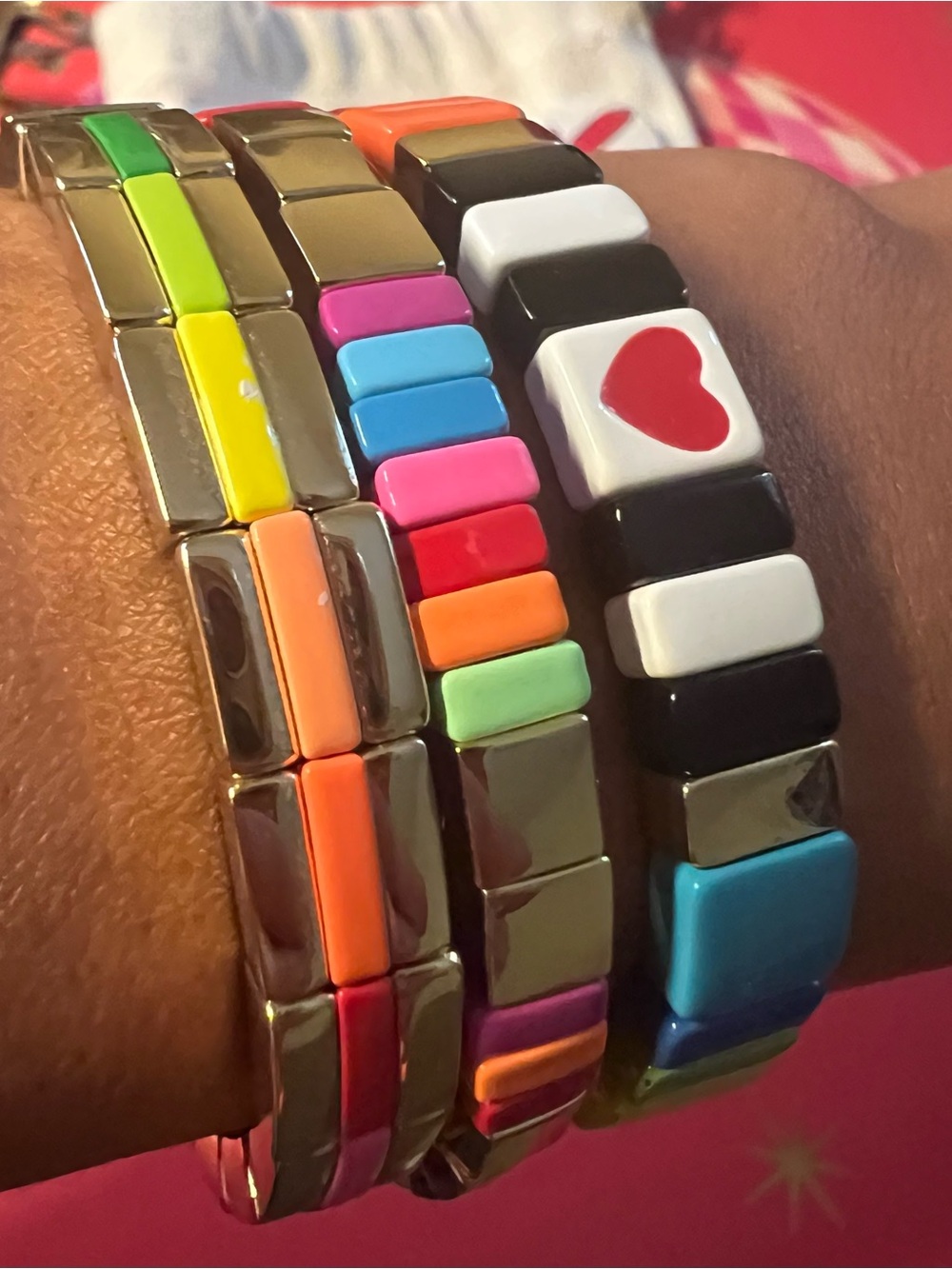 Roxanne Assoulin Colorful Stretch Bracelet-Multicolor
